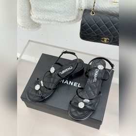 CHANEL — классические сандалии на толс