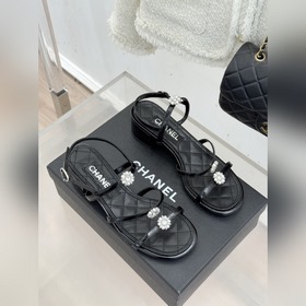 CHANEL — классические сандалии на толс