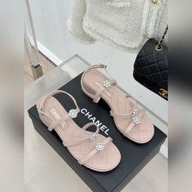 CHANEL — классические сандалии на толс