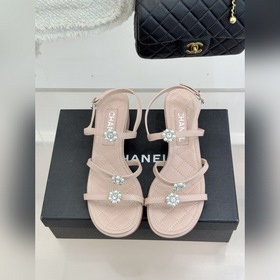 CHANEL — классические сандалии на толс