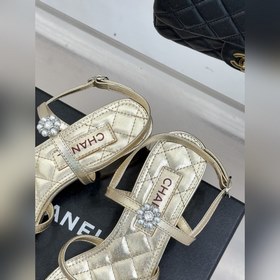 CHANEL — классические сандалии на толс