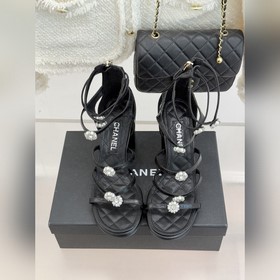 CHANEL — классические сандалии на толс