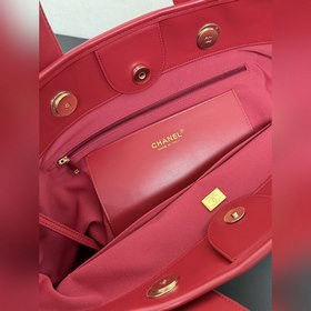 Пляжная сумка CHANEL 26C из телячьей 