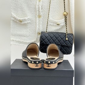 Классические сандалии CHANEL с металли
