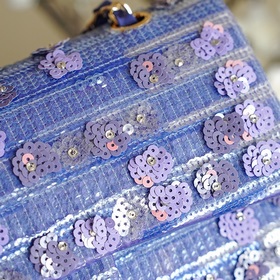 Chanel 26c, серия с фиолетовыми пайет