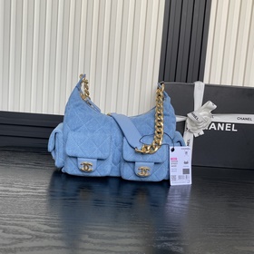 Джинсовая сумка Chanel 25C из ранневес