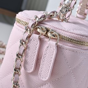 Косметичка 26C с ручкой из перламутра 