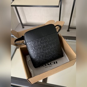 Коричневая сумка Coach в полной компле
