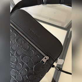 Коричневая сумка Coach в полной компле