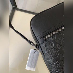 Коричневая сумка Coach в полной компле