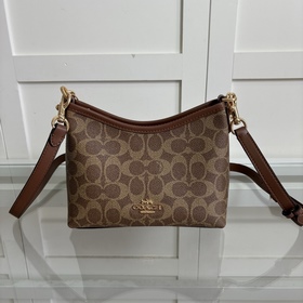 Коричневая сумка Coach в максимальной 