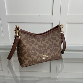 Коричневая сумка Coach в максимальной 