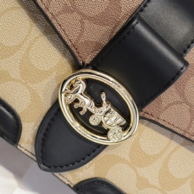 Новая универсальная сумка Coach из сер