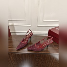 Сандалииз сетчатой ткани с кристаллам