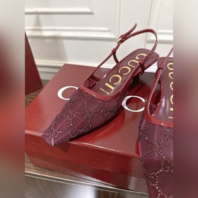 Сандалииз сетчатой ткани с кристаллам