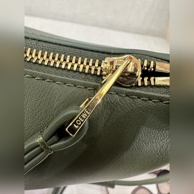 Оригинальная кожа  Loewe  зелёный ц