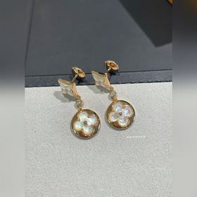 Серьги-двойные цветы от Lv ~ Модель с 