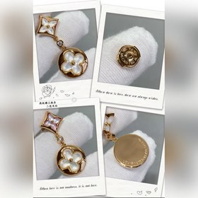 Серьги-гвоздики «Два цветка» из коллек