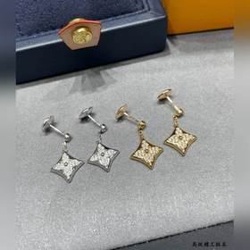 Серьги L1124 LV с полной инкрустацией 