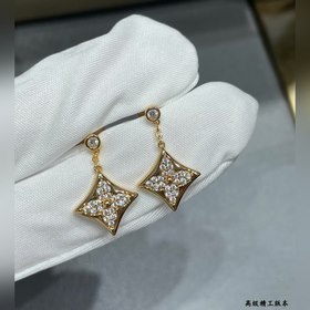 Серьги L1124 LV с полной инкрустацией 