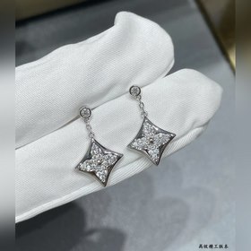 Серьги L1124 LV с полной инкрустацией 