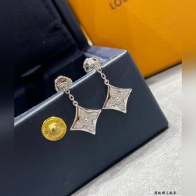 Серьги L1124 LV с полной инкрустацией 