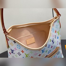 M27582 Бело-цветная сумочка из лимитир