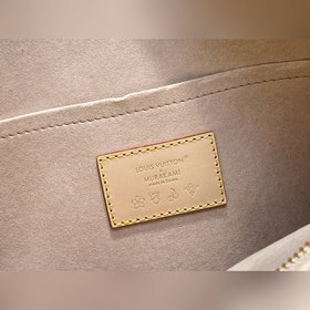 M27582 Бело-цветная сумочка из лимитир