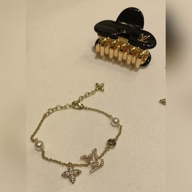 Браслет LV ICONIC TRESOR： золотой, с 