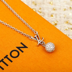 [Ожерелье LV Monogram с шариками] Прос