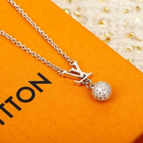 [Ожерелье LV Monogram с шариками] Прос