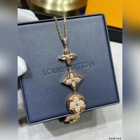 L0122 Колье LV с мотивом «Три цветка» 