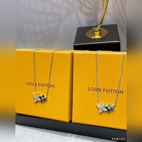 L0156 LV： Колье с двумя цветамиз позол