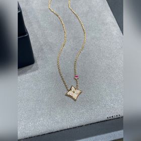Колье LV с квадратной подвеской, полно