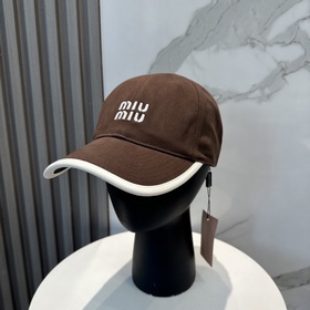 [Miumiu] Новая вышитая бейсболка по и