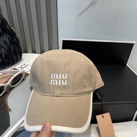 [Miumiu] Новая вышитая бейсболка по и