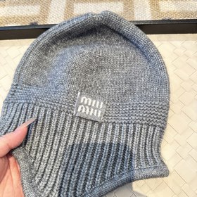 Шерстяная шапка Miu из осенне-зимней к