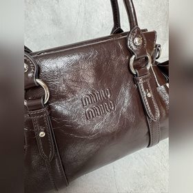 5BA327 (бордовый)Miu 26SS RIBBON Сумка
