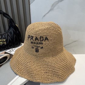 Новая модель соломенной шляпы Prada Ra