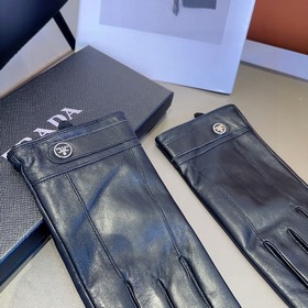 Новые мужские перчатки Prada из овечье