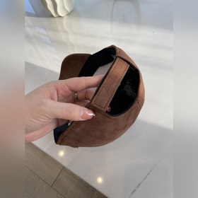 Бейсболка Prada из замши из коллекции