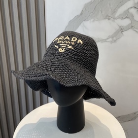 Новая соломенная шляпа Prada из рафии,