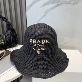 Новая соломенная шляпа Prada из рафии,