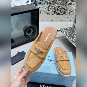 PRADA Пара модных лоферов-сандалий PR