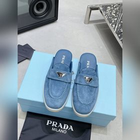 PRADA Пара модных лоферов-сандалий PR