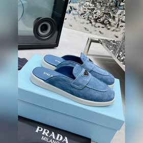 PRADA Пара модных лоферов-сандалий PR