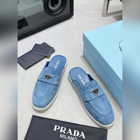 PRADA Пара модных лоферов-сандалий PR