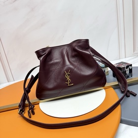 YSL, женская сумка-тоут из кожи ягнен