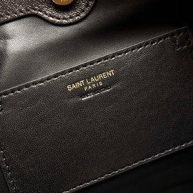 YSL, женская сумка-тоут из кожи ягнен