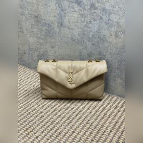 Сан-Лоран louIou puffer — мини-сумка «